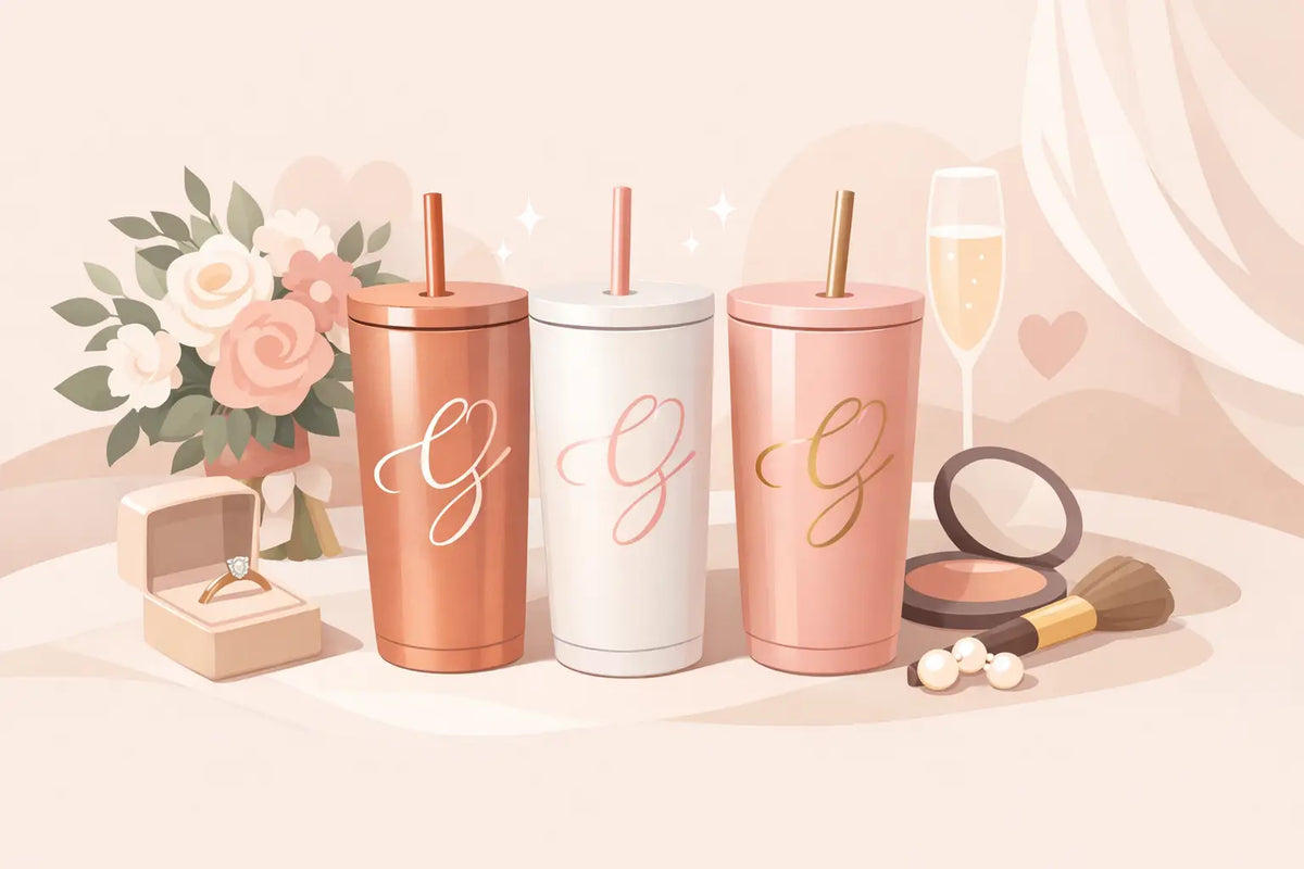Custom Tumblers for Bridesmaids That Feel Chic