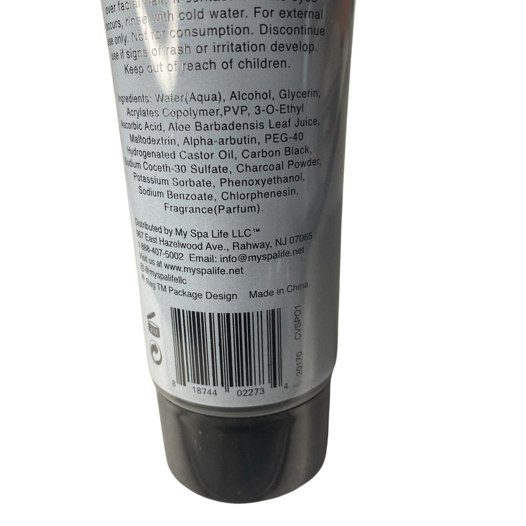 SpaLife Peel-Off Charcoal Facial Mask Removes Built-Up Dirt & Oil 3.3 floz