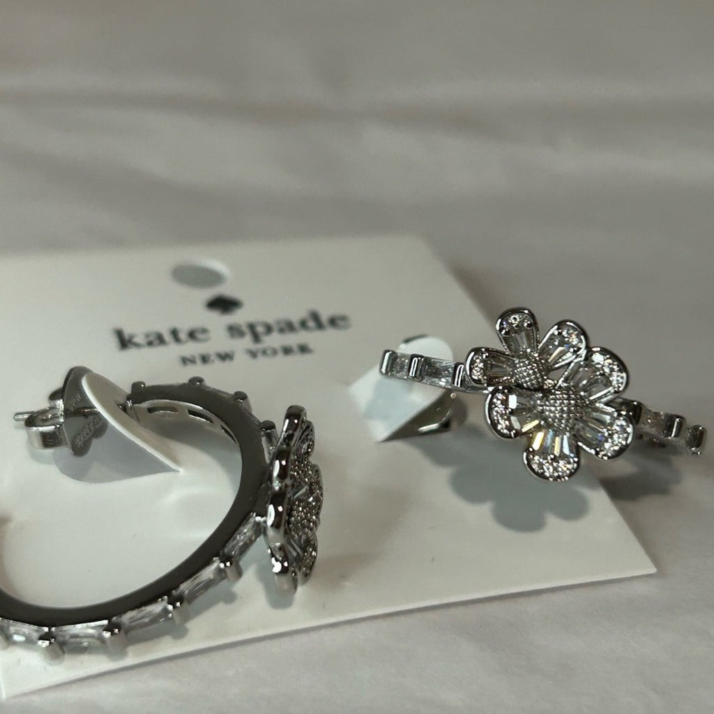 Kate Spade silver hoops earrings