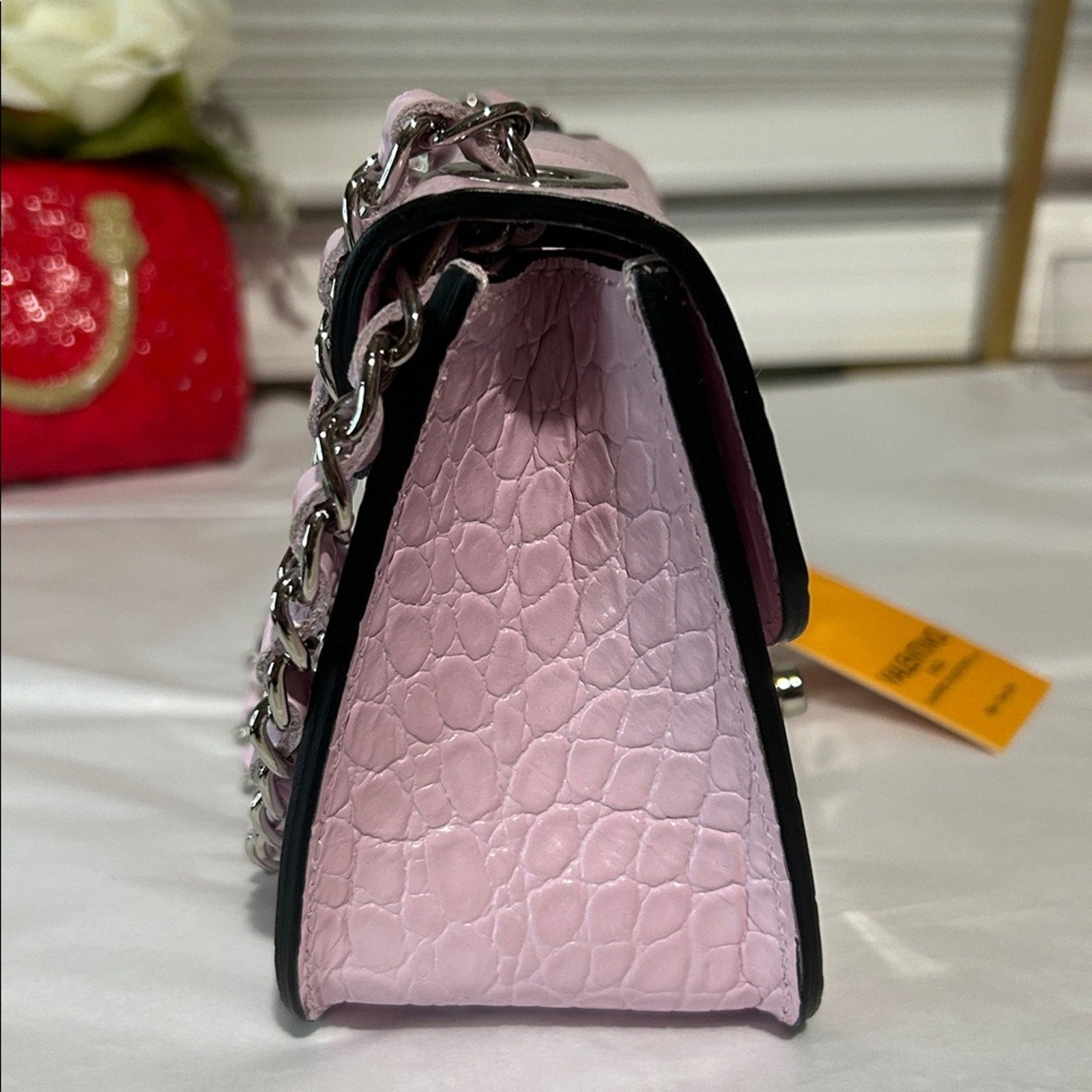 Mario Valentino Lilac Shoulder Bag