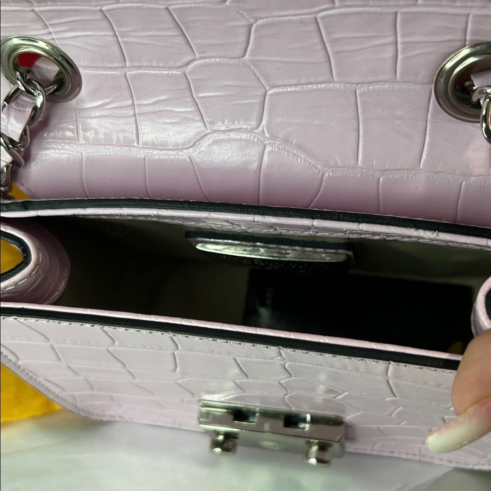 Mario Valentino Lilac Shoulder Bag