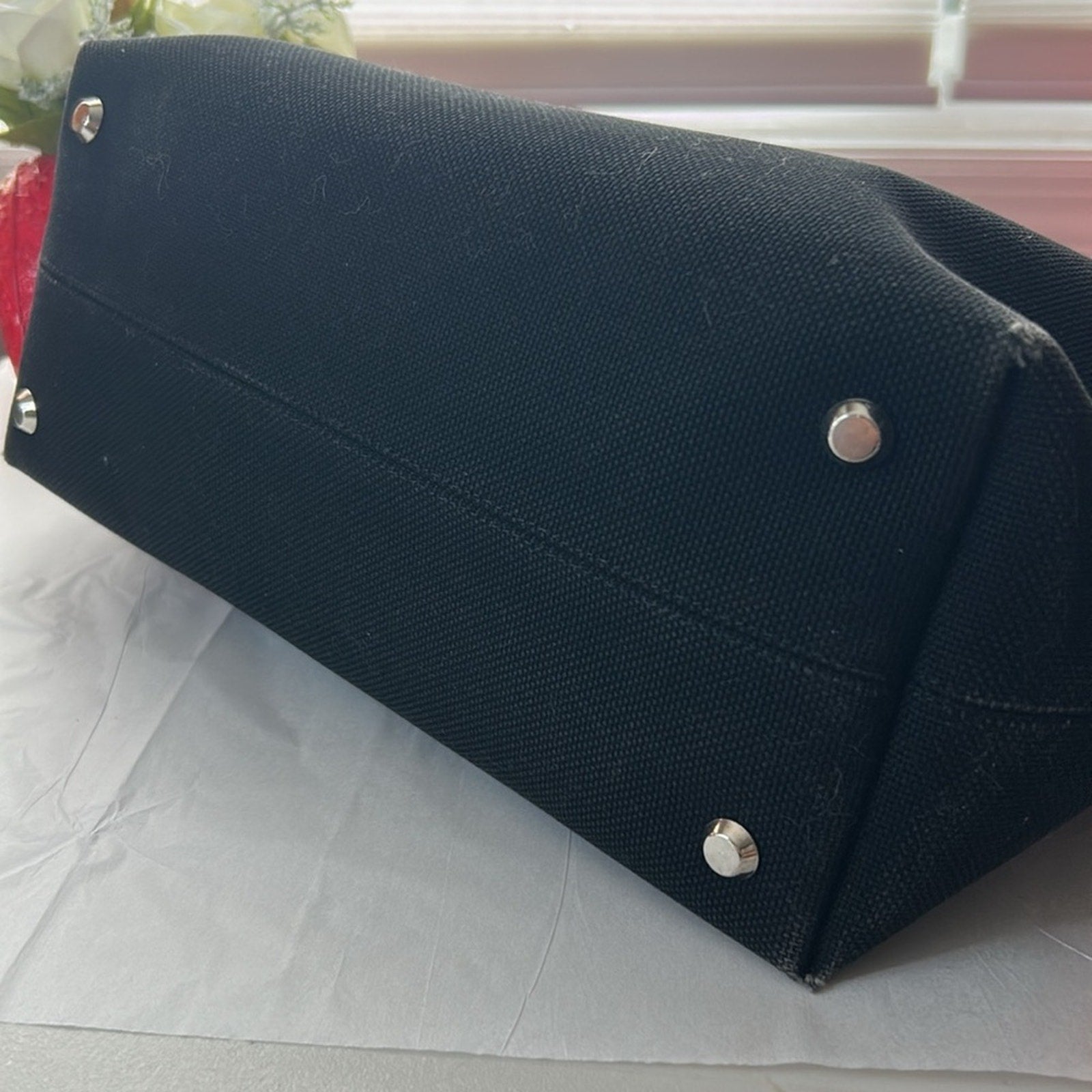 Good used Burberry  Blue Label tote black bag