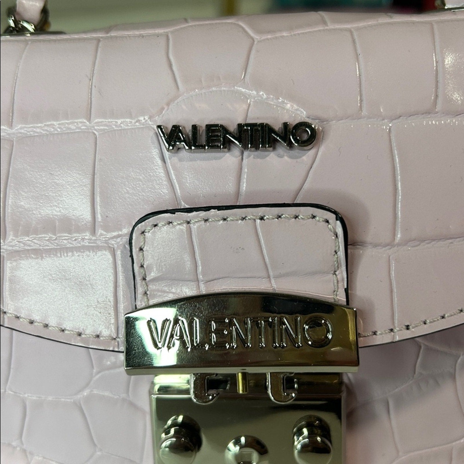 Mario Valentino Lilac Shoulder Bag
