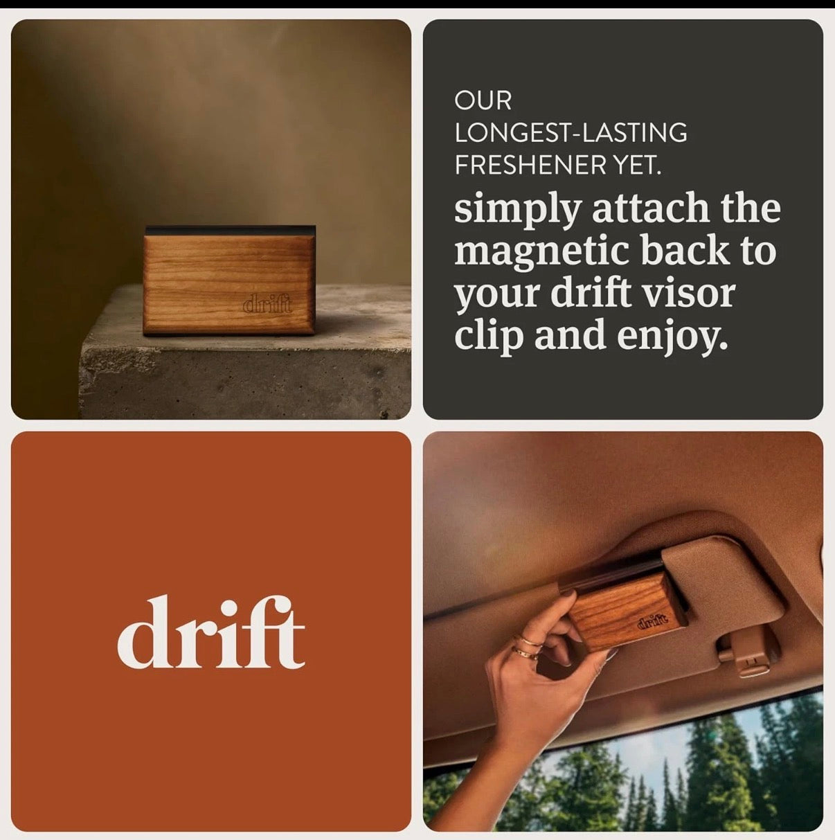 Drift Car Air Freshener - the Original Wood Air Freshener - Car Odor Eliminator