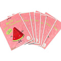 7 watermelon sheet face masks