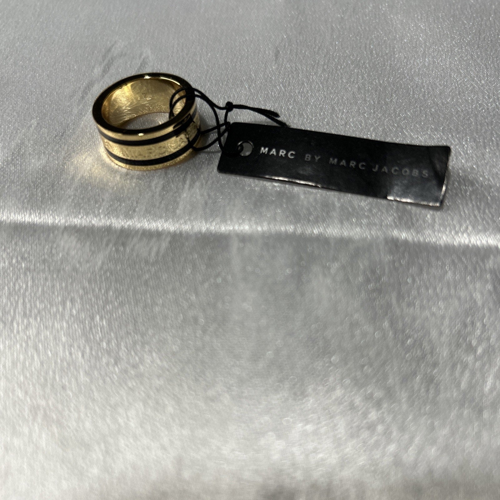 Marc Jacob’s Black and Gold Ring size 6