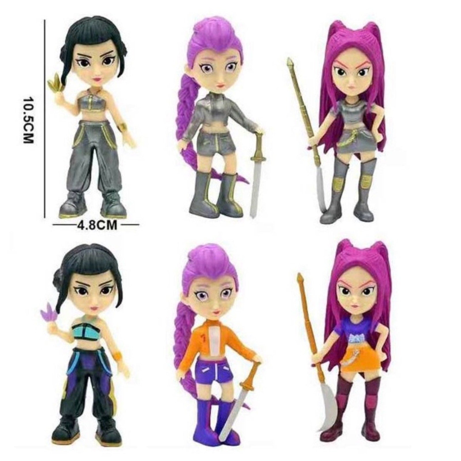 KPOP demon hunters surprise figure box set of 4
