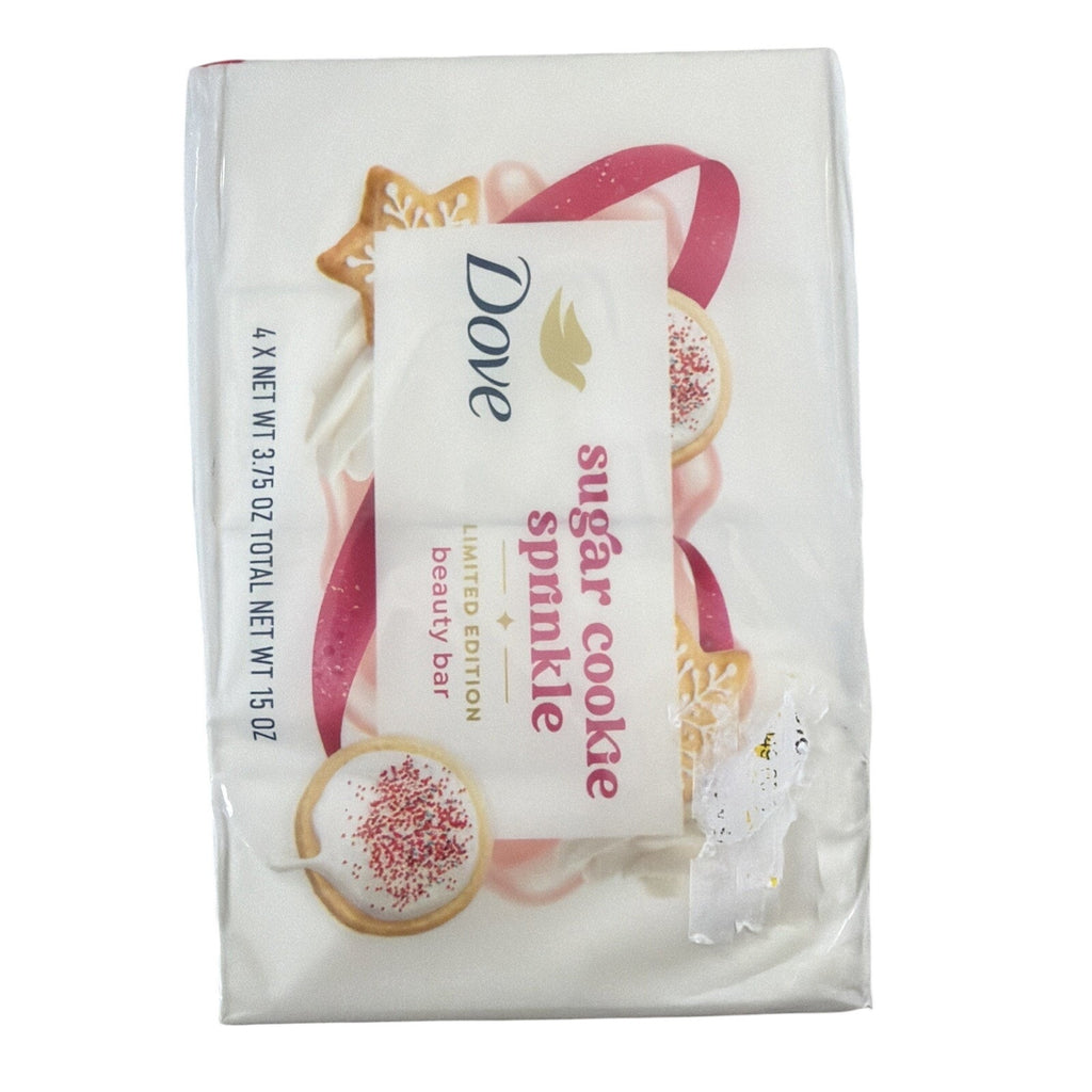 Dove Lot Of 4 Limited Edition Beauty Bar Soap - Sugar Cookie Sprinkle