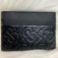 NWOT Burberry black card holder