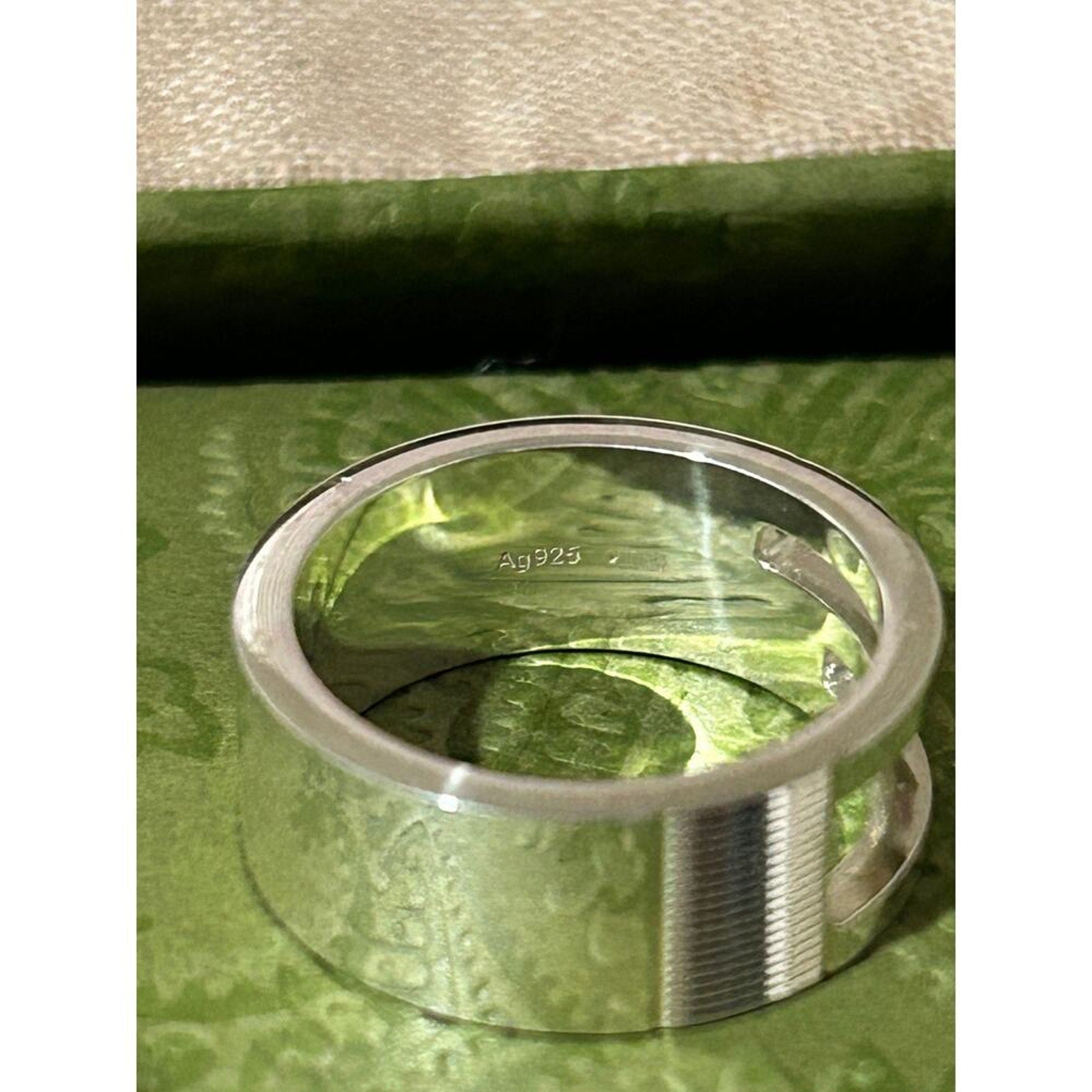Gucci ring size 7.25. 925 silver