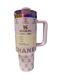 40 oz custom lavander tumbler