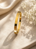 Gold stainless steel bangle