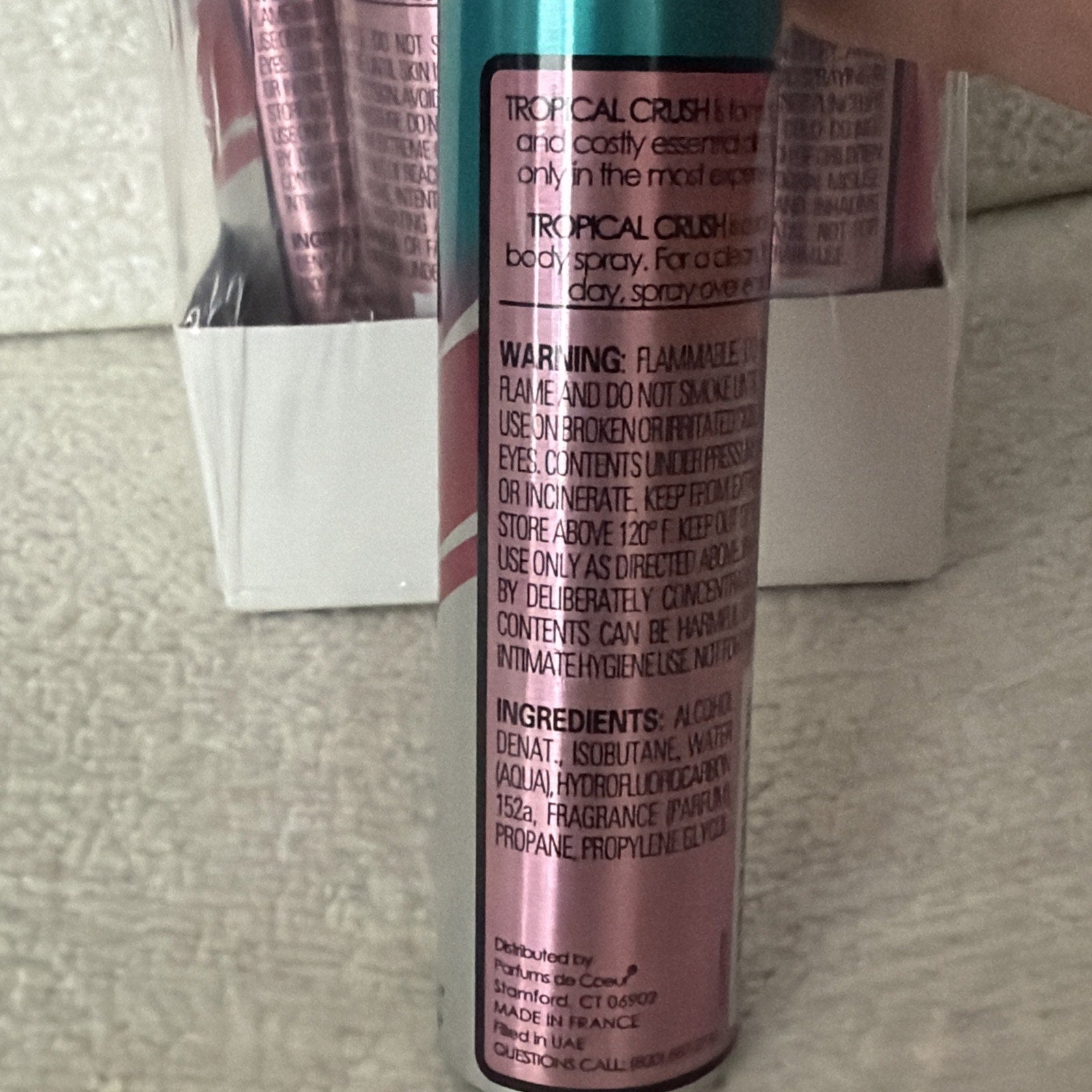 Designer Imposters TROPICAL CRUSH Body Spray NEW Travel Size 0.5 oz Lot 6