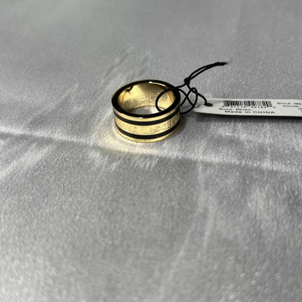 Marc Jacob’s Black and Gold Ring size 6