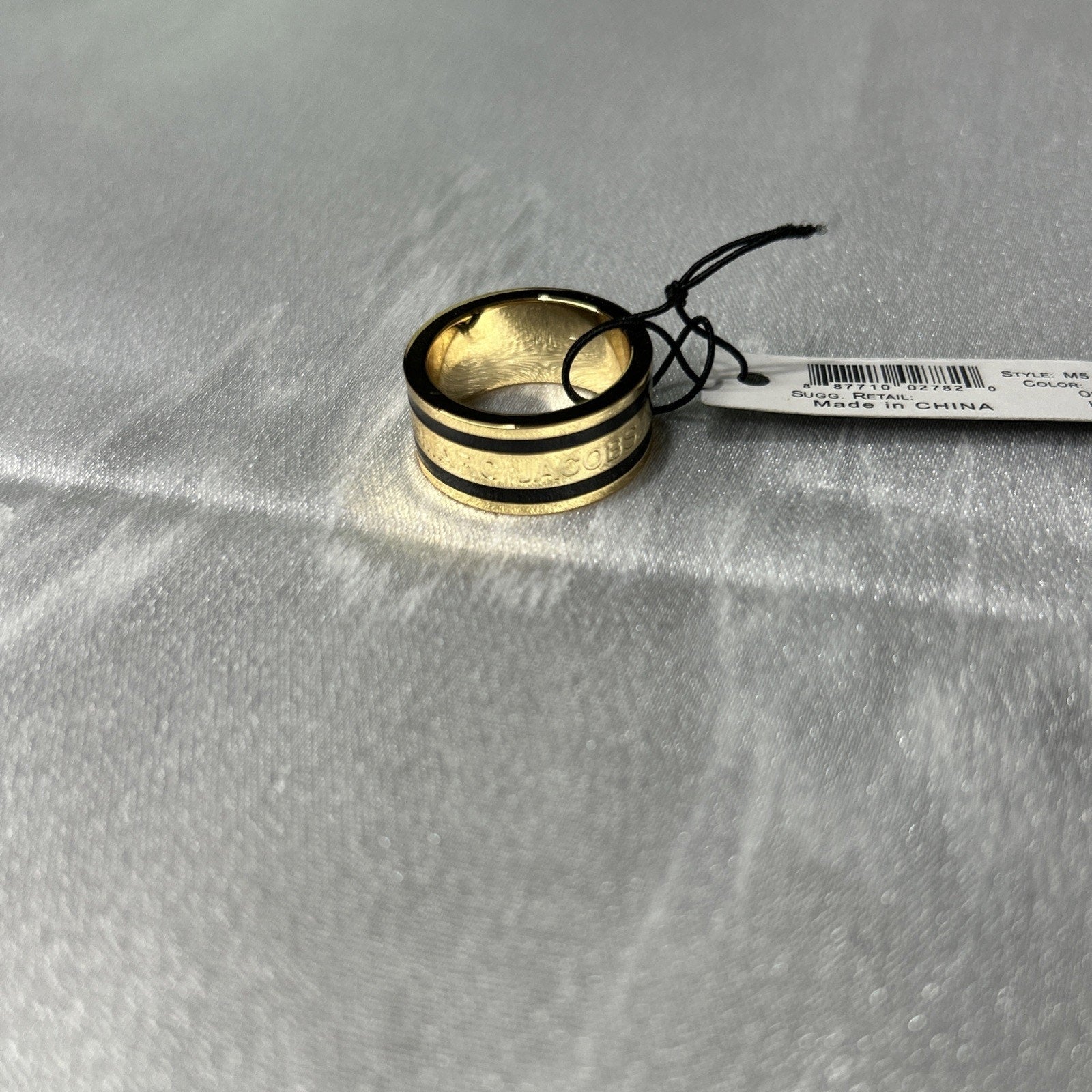 Marc Jacob’s Black and Gold Ring size 6