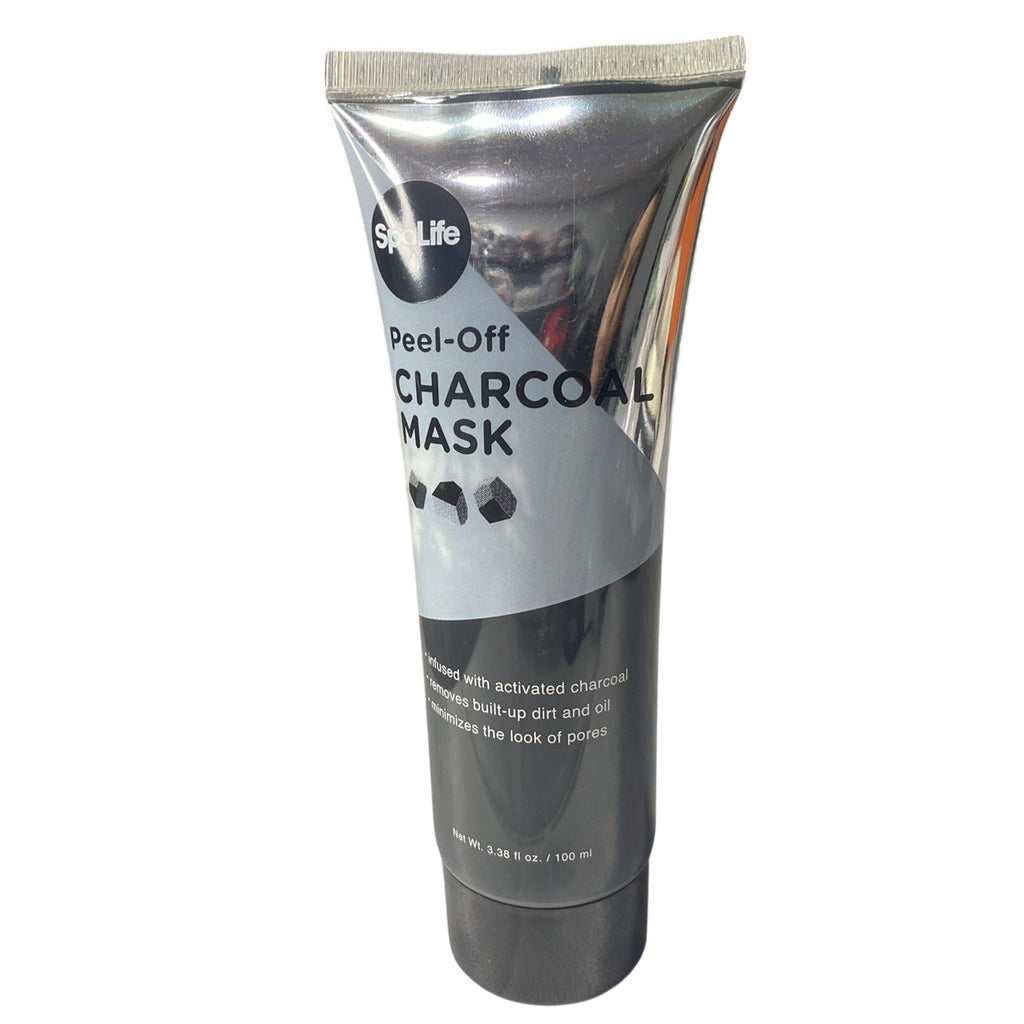 SpaLife Peel-Off Charcoal Facial Mask Removes Built-Up Dirt & Oil 3.3 floz