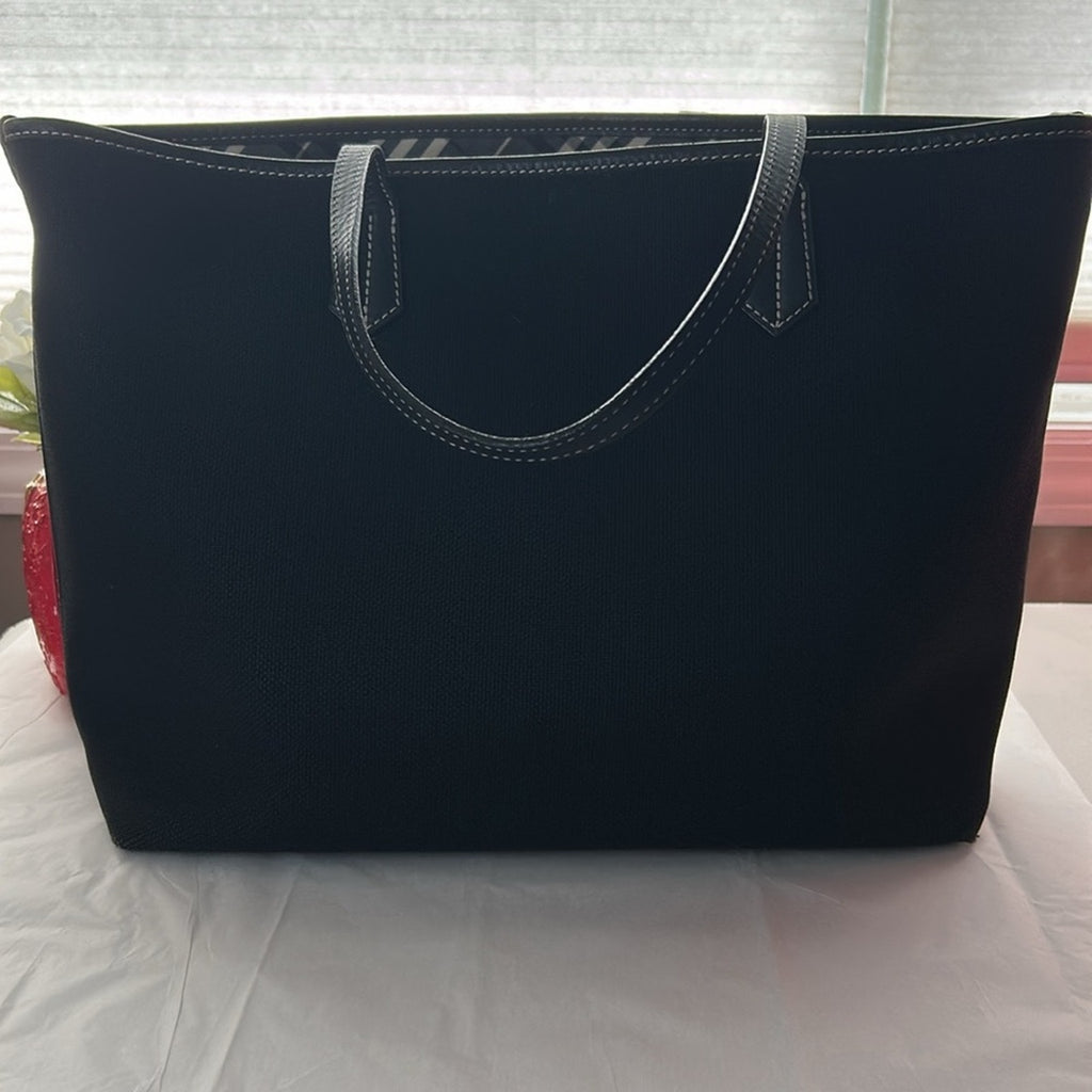 Good used Burberry  Blue Label tote black bag