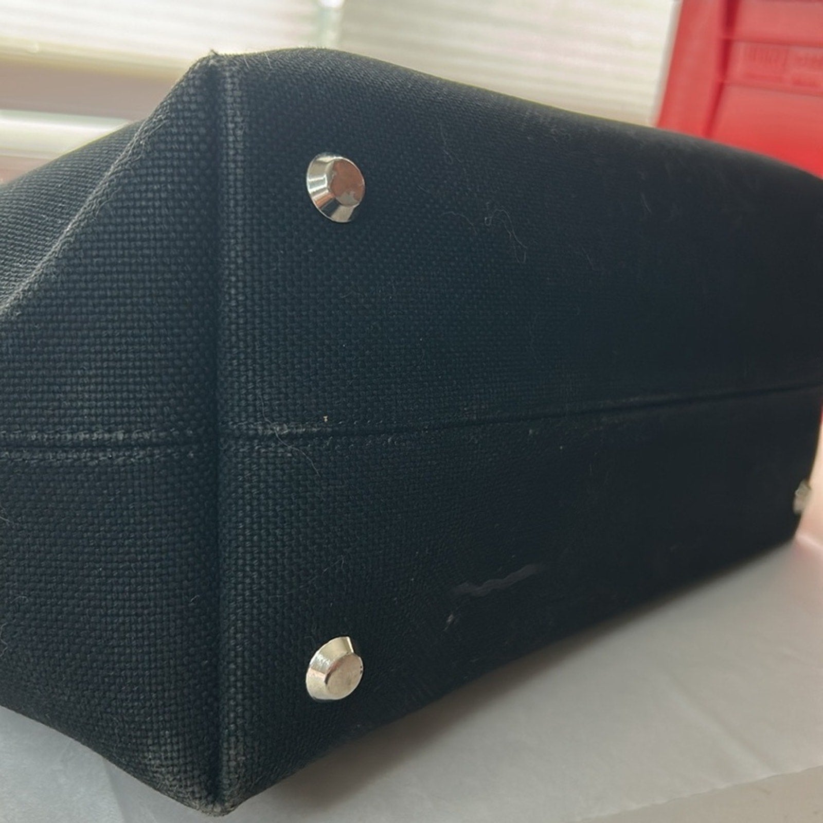 Good used Burberry  Blue Label tote black bag