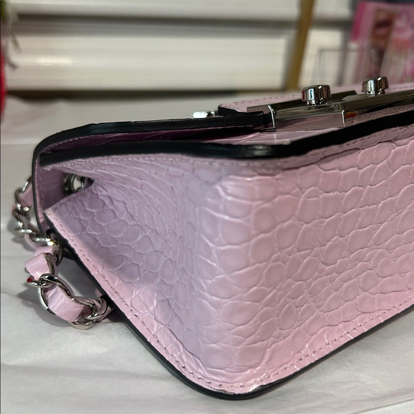 Mario Valentino Lilac Shoulder Bag