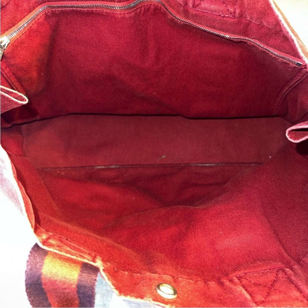 GUC Hermes Canvas Fourre-Tout MM Red
Tote Bag