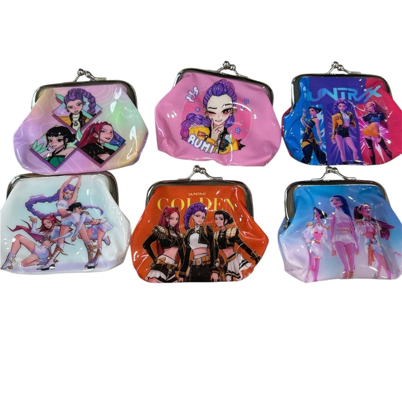 6 K-pop patent pouches